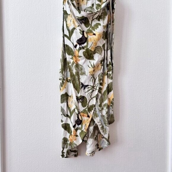 Reformation Rianne Midi Dress - Tropics Print Yellow Size 0 - Picture 6 of 10
